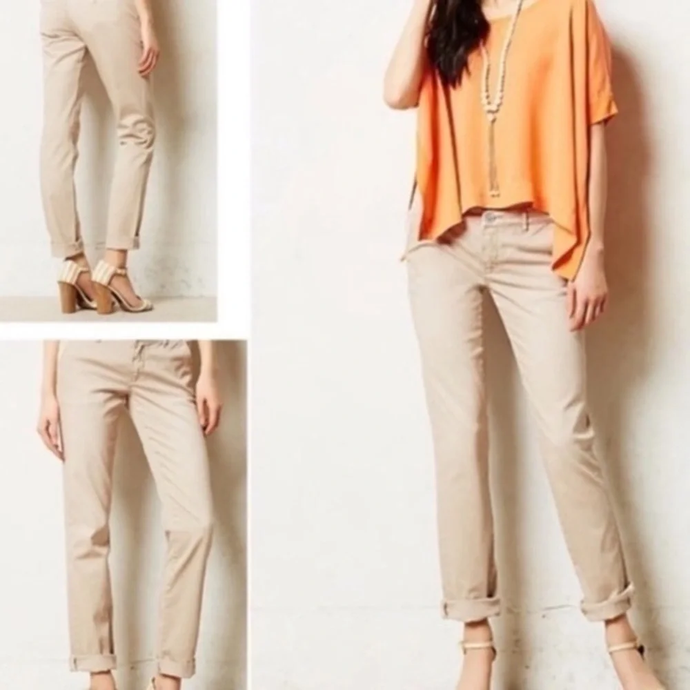 Anthro Pilcro and the Letterpress Hyphen Khaki Pants Y17